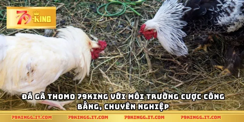 Đá gà Thomo 79King với môi trường cược công bằng, chuyên nghiệp