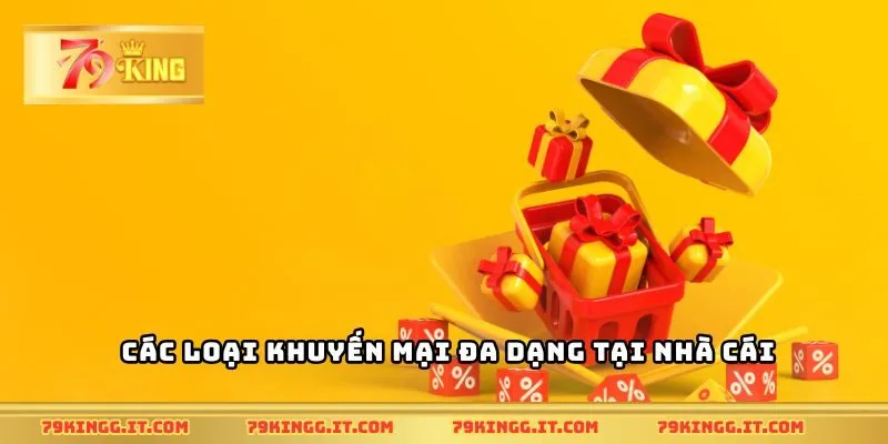 Các loại khuyến mại đa dạng tại nhà cáiCác loại khuyến mại đa dạng tại nhà cái